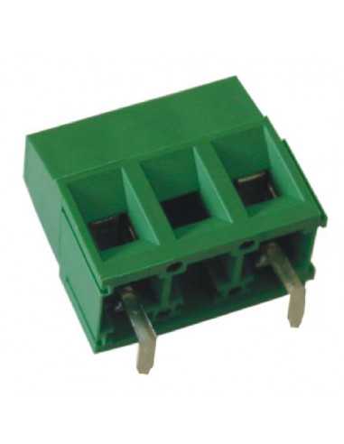 Altech MVS153-10-H-L Bornier CI, 10,00 mm, 3 Pôles, Entrée par le haut, vert - Lot de 100