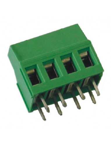 Altech MV-2518-D Bornier CI, 5,08 mm, 18 pôles, câblage avant, vert - Lot de 50