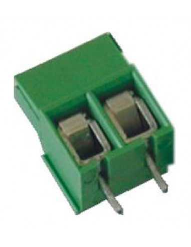 Altech MVES1520-5,08-V Bornier CI, 5,08mm, 20 pôles, Câblage frontal, vert - Lot de 50