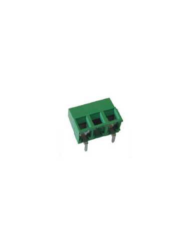Altech MV153-10,16-H Bornier CI, 10,16mm, 3 Pôles, Entrée par le haut, vert - Lot de 100