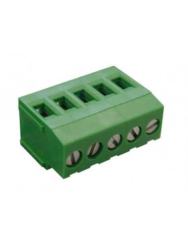Altech MVS255-5,08-H Bornier CI, 5,08mm, 5 pôles, entrée par le haut, vert - Lot de 100