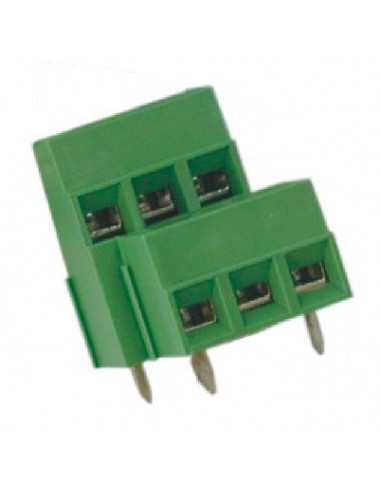 Altech MVD156-10,16-V Bornier CI, 10,16mm, 12 pôles, double niveau, vert - Lot de 100