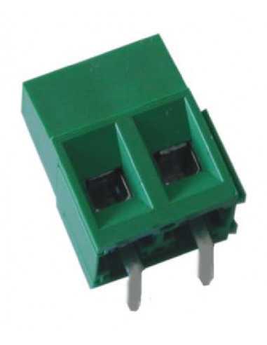 Altech MVS1512-5,08-H-L Bornier CI, 5,08mm, 12 pôles, entrée par le haut, vert - Lot de 100