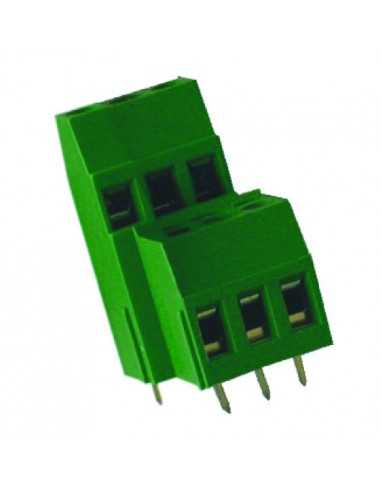 Altech MVD258-5-V Bornier CI, 5,00mm, 16 Pôles, Double Niveau, vert - Lot de 100