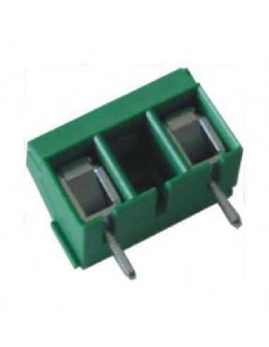 Bornier Altech MBE154-10-V pour circuit imprimé, 10,00mm, 4 pôles, câblage frontal, vert - Lot de 100