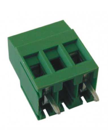 Altech MVSP256-10,16-V Bornier CI, 10,16mm, 6 Pôles, Câblage frontal, vert - Lot de 100
