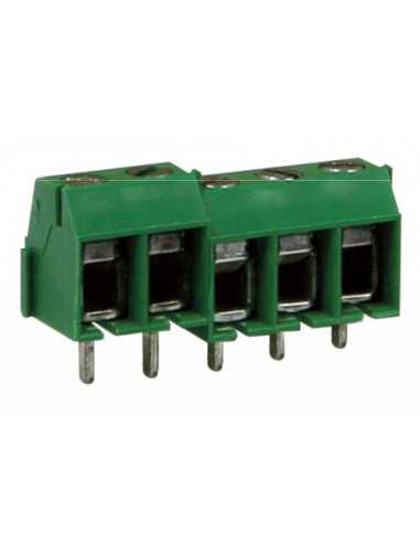 Altech MBE1524-5-V-L Bornier CI, 5,00mm, 24 Pôles, Entrée de câble avant, vert - Lot de 50