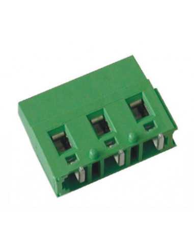 Altech MHR-274 PCB Term Blk, 7.50mm, 4 Pole, Bottom wire, green - Pack of 100