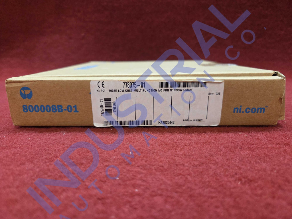 National Instruments 778075-01 NI-PCI-6034E New