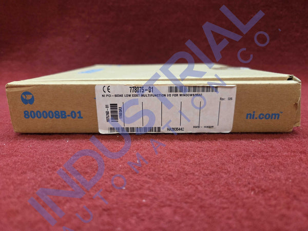 National Instruments 778075-01 NI-PCI-6034E New