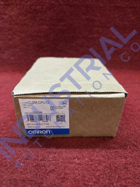OMRON CJ2M-CPU12 New Industrial Automation & Control