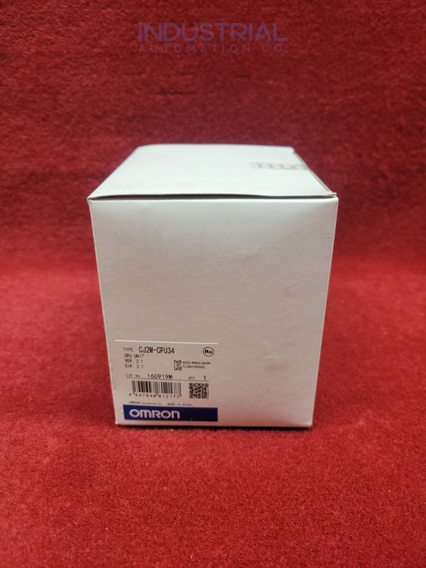 Omron Cj2M-Cpu34