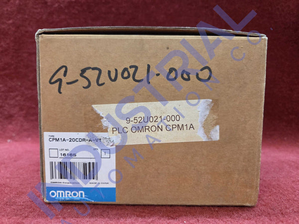 Omron CPM1A-20CDR-A-V1 New Industrial Automation & Control