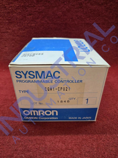OMRON CQM1-CPU21 New Industrial Automation & Control