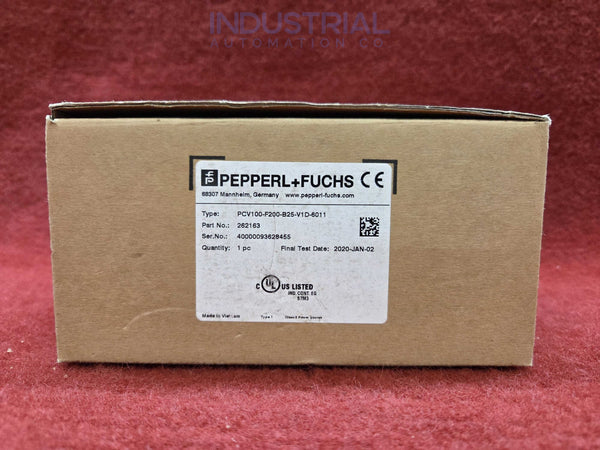 PEPPERL FUCHS PCV100-F200-B25-V1D-6011 New