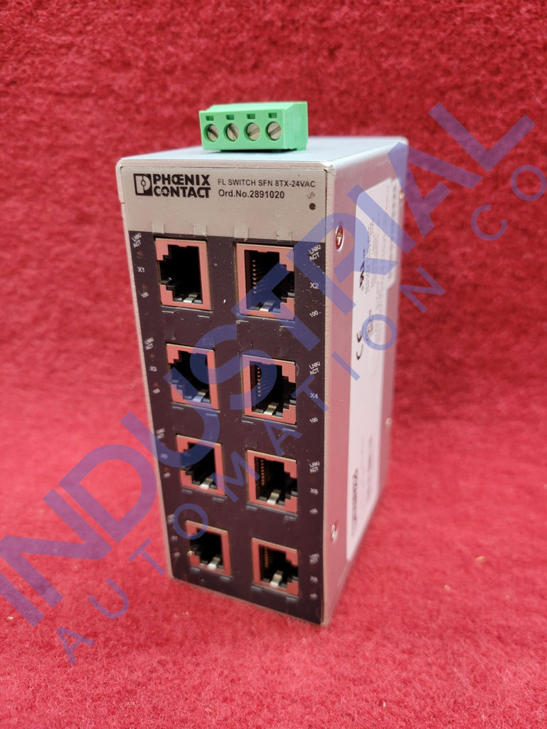 Phoenix Contact FL SWITCH SFN 8TX-24VAC 2891020 IAC Certified Refurbished