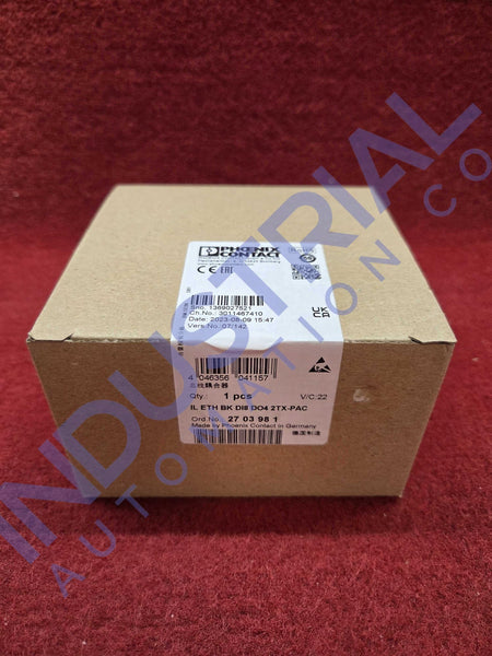 Phoenix Contact IL ETH BK DI8 DO4 2TX-PAC New