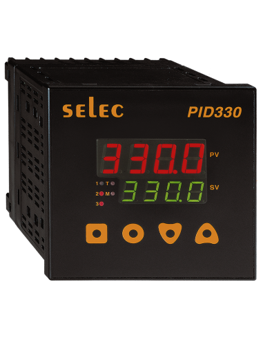 Altech PID330-0-0-01-CU Contrôleur de température avancé à double affichage et 3 sorties