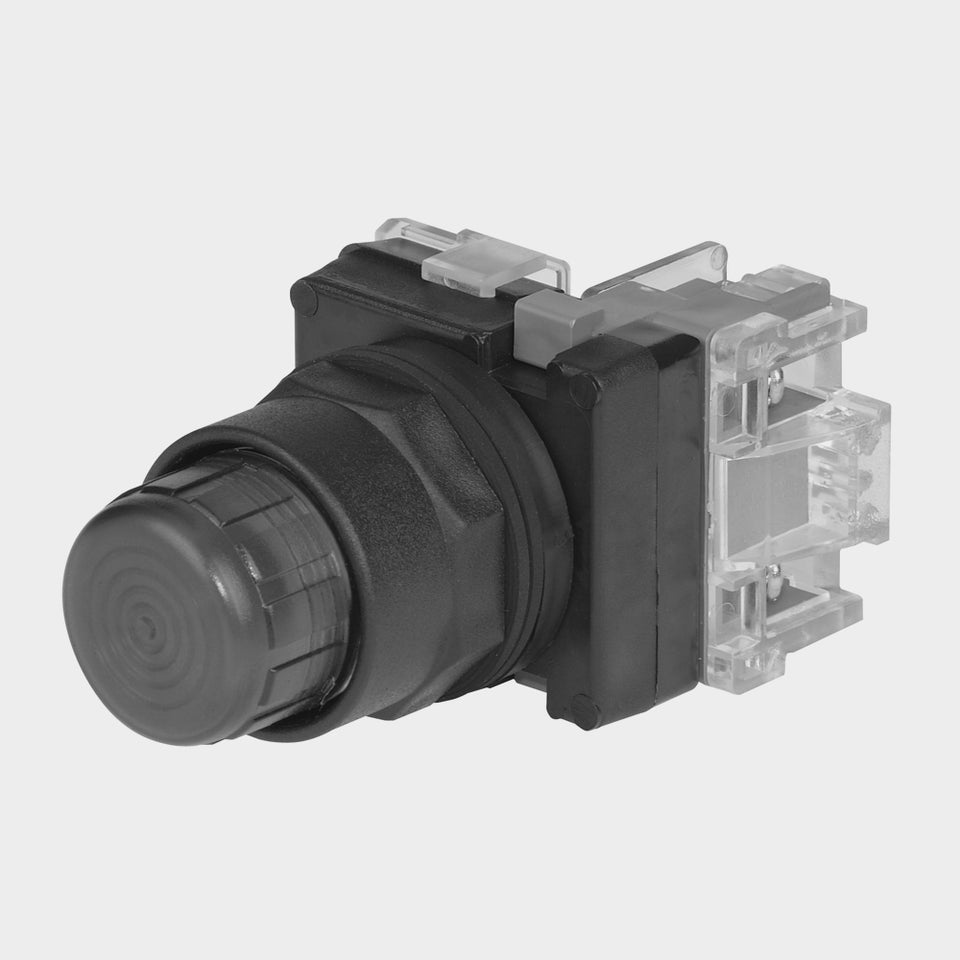 Illuminated Push Button - Extended GREEN 120V