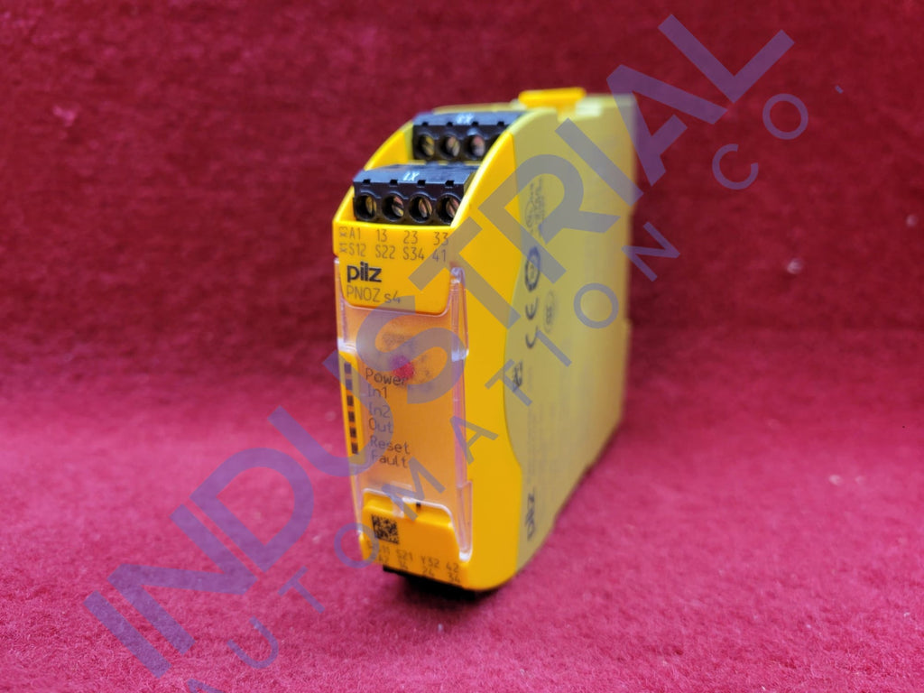PILZ PNOZ S4 C 24VDC 3N/O 1N/C IAC Certified Refurbished