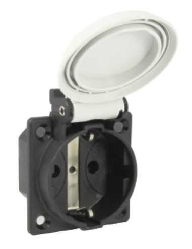 Altech PMRBU-GE Prise Schuko, Montage sur panneau - Lot de 70