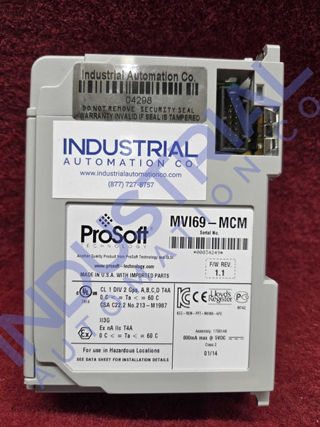 ProSoft MVI69-MCM IAC Certified Refurbished