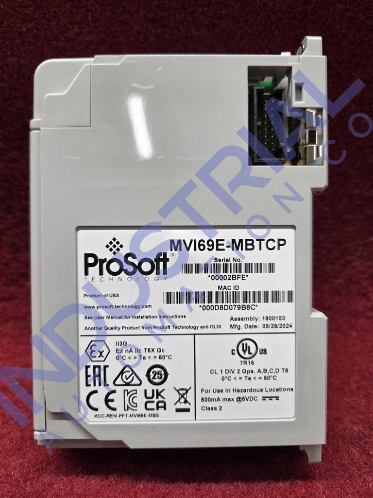 ProSoft MVI69E-MBTCP New Surplus Industrial Automation & Control