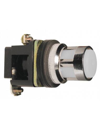 Altech ALF1LB-230 Bouton-poussoir 30 mm, éclairé - Lot de 9