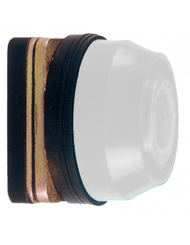 Altech AB1 Bouton-Poussoir avec Protection en Caoutchouc - Lot de 70