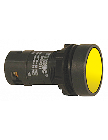 Altech 3PSPP820 Bouton poussoir, économique 22 mm, principal - Lot de 50