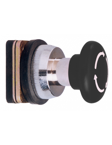 Boutons-poussoirs Altech AML2, 30 mm, noir - Lot de 50