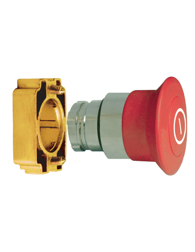Altech 2AMPP4 Bouton-poussoir, 22 mm, - Lot de 50