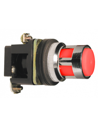 Bouton-poussoir Altech ALF4LB-048, Ø 30 mm, lumineux - Lot de 9