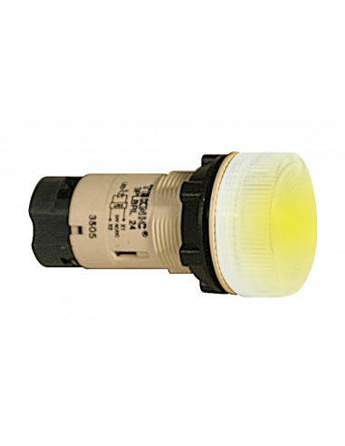 Altech 3PLBR7L-230 Voyant lumineux 22 mm, LED intégrée - Lot de 40