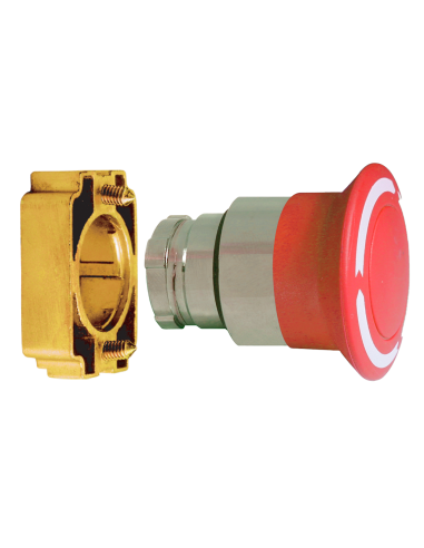 Bouton-poussoir Altech 2AML4, 22 mm, non éclairé - Lot de 50