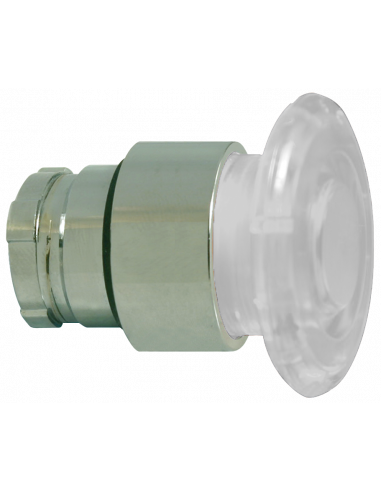 Altech 2ALMPP1LB-012 Bouton-poussoir. Oper. 22mm, Ill., Blanc - Lot de 4