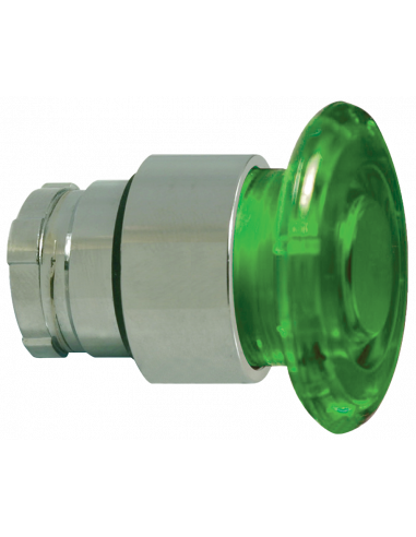 Altech 2ALMPP3LB-012 Bouton-poussoir 22mm, ill. vert - Lot de 4