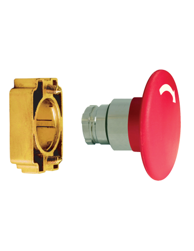Altech 2AMLJ4 Bouton-poussoir, 22 mm, non lumineux - Lot de 50