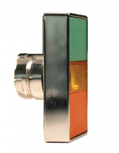 Altech 2ATL5LB F3P4-012 Bouton Poussoir. 22 mm, Ill. - Lot de 9