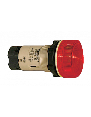Altech 3PLBR4LU Voyant lumineux 22 mm, LED intégrée - Lot de 25