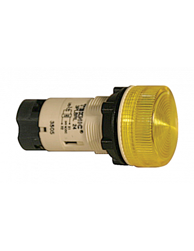 Altech 3PLBR8L-230 Voyant lumineux 22 mm, LED intégrée - Lot de 40