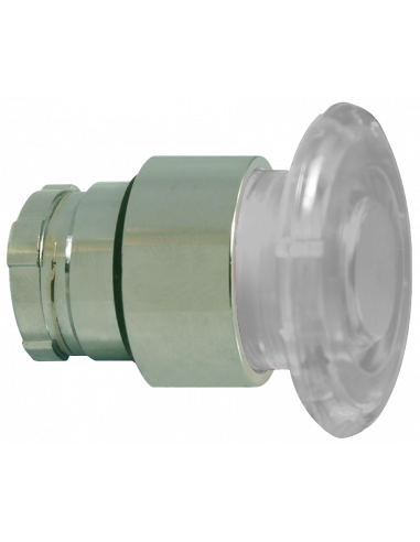Altech 2ALMPP7LB-048 Bouton-poussoir, 22mm, Lumineux, Transparent - Lot de 4