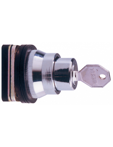 Altech AK2-2POSR, opér. par clé, 30 mm, non lumineux - Lot de 20