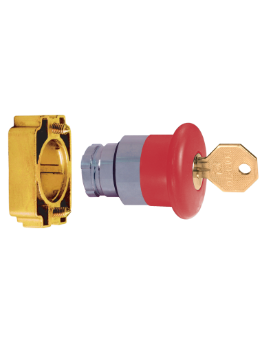 Altech 2AMLKB4 Bouton-poussoir, 22 mm, - Lot de 20