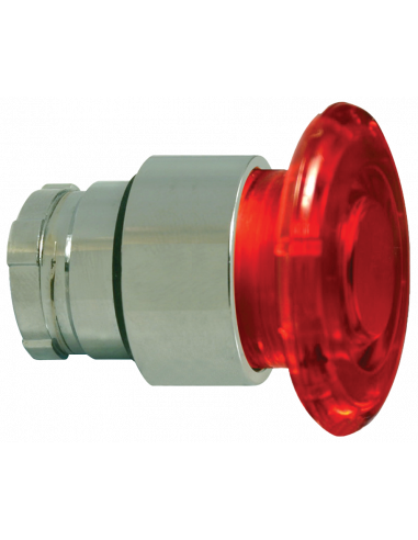Altech 2ALMPP4LB-048 Bouton poussoir, 22mm, Lumineux, Rouge - Lot de 9