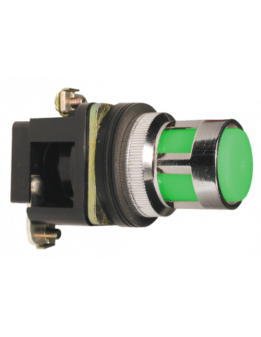 Altech ALF3LB-048 Bouton poussoir 30 mm, ill., - Lot de 9