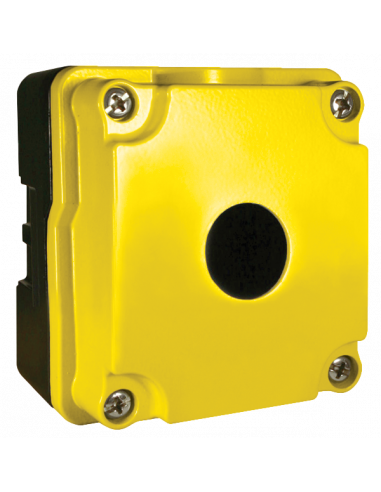Boîtier Altech 2049A10 PDC-AL, 22 mm, 1 bouton-poussoir, NPT - Lot de 4
