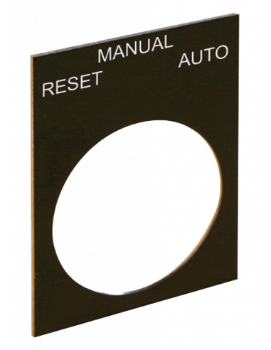 Plaque signalétique Altech 2LP103, 22 mm - Lot de 2000