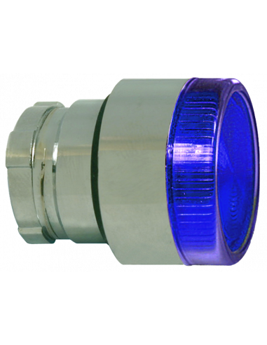 Bouton-poussoir Altech 2ALF6LB-230D, diam. 22 mm, lumineux - Lot de 9