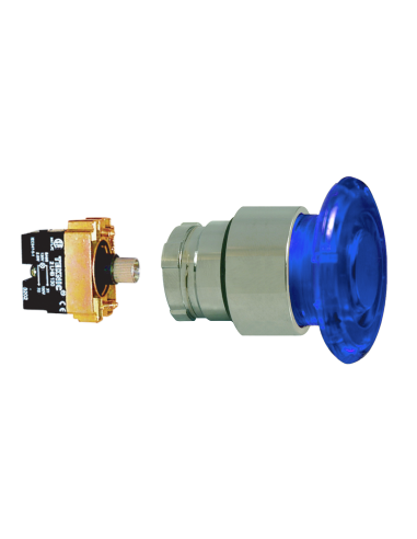 Altech 2ALM6LB-024 Bouton-poussoir 22mm, ill. - Lot de 4